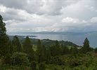 Blick auf Tuktuk auf Samosir im Toba-See  Sumatra  Indonesien