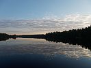 Finnland am See - helle Nacht