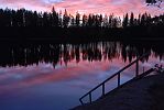 Finnland am See - früher Morgen