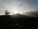 Fahrt nach Bukittinggi: Blick auf den Singgalang. Sumatra Indonesien