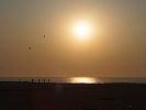 Belgische Küste: Abendstimmung am Strand