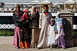 Familie in Ausgehkleidung - Luxor / Ägypten 2010