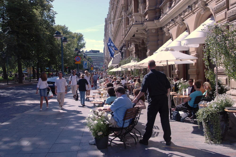 Helsinki - Sommer auf der Esplanadi / Pohjoisesplanadi