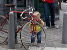 Auf dem Sonntagsmarkt La Batte in Liege / Lüttich