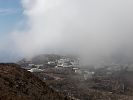 Wolken treiben über Chora Amorgos