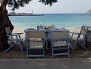 Taverne am Strand von Aegiali Amorgos