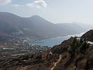 Blick von Tholaria auf die Bucht von Aegiali - Amorgos